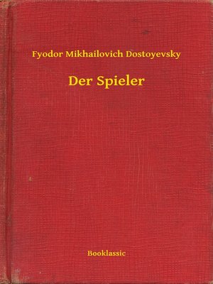 cover image of Der Spieler